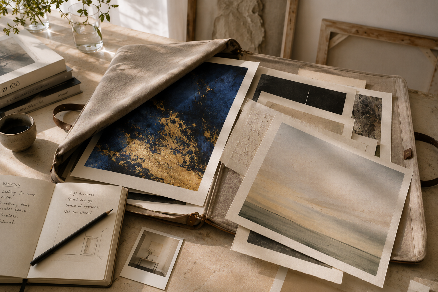 ODE Selected open portfolio with carefully curated artworks chosen using the ODE Method.