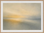 EXHALE No.1 contemporary artwork in a natural oak frame, created for moments when life feels overwhelming.