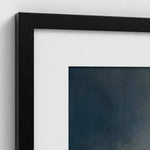 Close-up of the black museum-quality frame and fine art paper used for FOCUS.